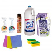 Pachet de Curățenie QuickClean cu 7 Produse, Soluții pentru toată Casa