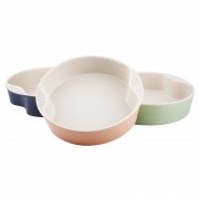 Platou rotund pentru Copt din Ceramică Vabene, 2.8 Litri, Vas Ceramic, Diverse Culori