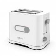 Prăjitor de Pâine Victronic, 700 W, 2 Felii, 7 Nivele Putere, Alb