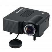 Proiector Multimedia LED Projector LIS, Rezoluție 320x240, USB / SD Card, Porturi AV, VGA și HDMI, Negru