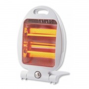 Radiator Electric cu Halogen Victronic, 800 W, 2 Tuburi, 2 Nivele Încălzire, Grilaj de Siguranță, Alb