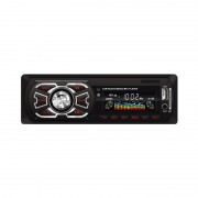 Radio MP3 Player Auto MGZ, 4 x 25 W, Stick Memorie USB şi Card SD/MMC, AUX Frontal, Ceas Digital, Telecomandă