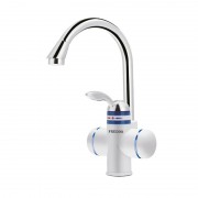 Robinet Electric pentru Apă Caldă Instant Faucet Freddo, 3000 W, 30-60 grade, Inox, Alb