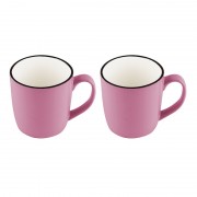 Set 2 Căni din Ceramică Vabene, 355 ml, 2 Piese, Diverse Culori