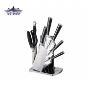 Set 6 Cuţite şi Dispozitiv de Ascuţit Conga Peterhof, 8 piese, Inox, Suport inclus