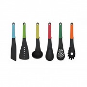 Set 6 Ustensile din Plastic pentru Gătit Grunberg, 6 piese, Fără Suport, Multicolor