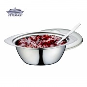 Set Bol cu Linguriţă şi Capac pentru Sosuri sau Dressing Peterhof, 3 piese, Inox