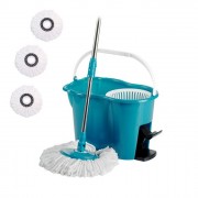 Set Găleată şi Mop Rotativ cu Pedală Super Mop Grunberg, 2+1 Rezerve, Diverse Culori