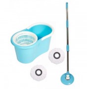 Set Găleată şi Mop Rotativ fără Pedală Super Mop Grunberg, 2 Rezerve, Diverse Culori