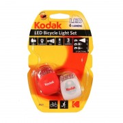 Set Lumini pentru Bicicletă Kodak Bicyle Light Set, 3 Funcții, IP64, Lumină Față și Spate