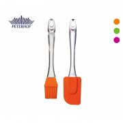 Set Spatulă şi Pensulă din Silicon Peterhof, Fără BPA, Patiserie, Diverse Culori