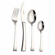 Set Tacâmuri 4 Persoane Hausberg, 16 piese, 4 Tipuri, Inox, Super Lucios