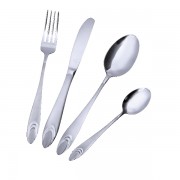 Set Tacâmuri 6 Persoane DeKassa, 24 piese, Inox