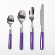 Set Tacâmuri 6 Persoane DeKassa, 24 piese, Inox şi Plastic