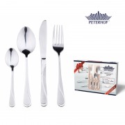 Set Tacâmuri 6 Persoane Vesta Peterhof, 24 piese, Inox, Cutie