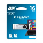 Stick de Memorie USB GOODRAM Flash Drive, 16GB, USB 2.0, Model UTS2, Negru