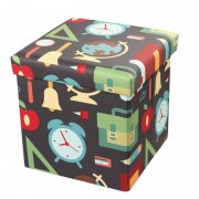 Taburet Pliabil cu Spațiu Depozitare Color Grunberg, 38 x 38 cm, Diverse Modele