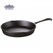 Tigaie Rotundă din Fontă cu Mâner Malabo Peterhof, 24 cm, Cuptor, Inducţie