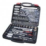 Trusă de Chei Tubulare și Biți ZXTOOLS, 94 piese, Antrenor 1/4" și 1/2", Valiză Transport