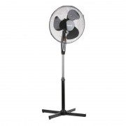 Ventilator de Cameră Hausberg, 55 W, 3 Viteze, Oscilație Automată, Unghi Înclinare Reglabil, Negru