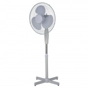 Ventilator de Cameră cu Picior Super Fan, 40 W, 3 Viteze, 40 cm, Rotație 90 grade, Alb