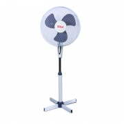 Ventilator cu Picior Zilan, 45 W, Diametru 40 cm, Înălțime 98 - 125 cm, Oscilație, Motor Silențios, Alb