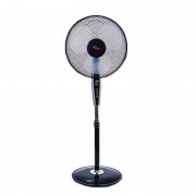 Ventilator cu Picior Zilan, 50 W, 3 Viteze, Diametru 40 cm, Înălțime 98 - 125 cm, Oscilație, Negru